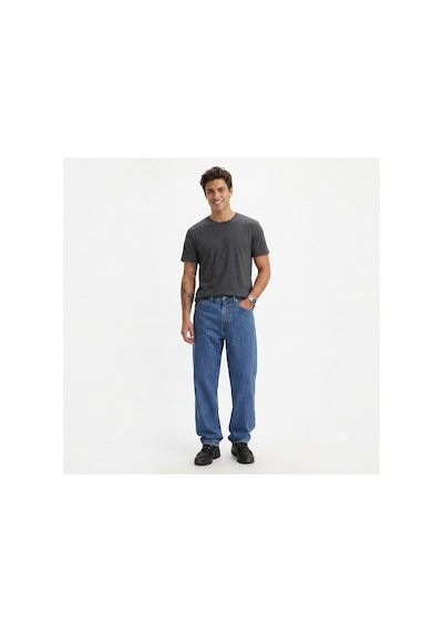 Levi's 568 Stay Loose Lightweight Linen+ Denim Jean Erkek Pantolon -0001 Kot Mavi
