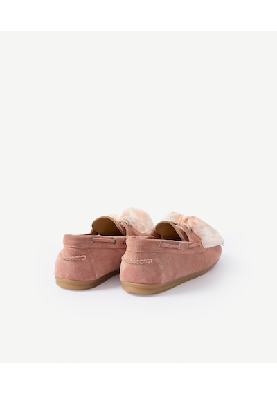 Yargıcı Süet Bağcıklı Loafer 26ykay4070x 039 Pembe