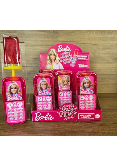 Barbie Flip Phone Pop Strawberry Lollipop 30 G 1 Adet