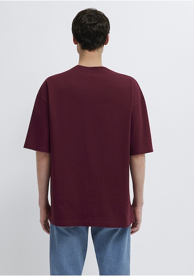 Mavi - Baskılı Bordo Tişört 0613620-70426