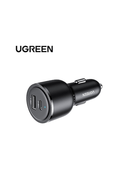 Ugreen 63 W 2 Portlu Araç İçi Şarj Cihazı Çakmaklık Adaptörü