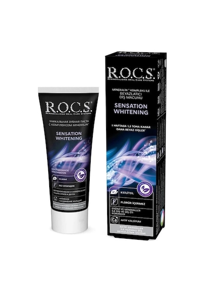 Rocs Sensation Whitening Beyazlatıcı Parlatıcı Diş Macunu 60 Ml