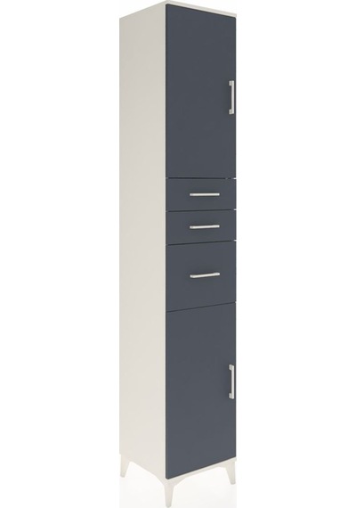Hyperion Dolap 4 Raflı 3 Çekmeceli 2 Kapaklı 44x44x243 Aytaşı... Aytaşı