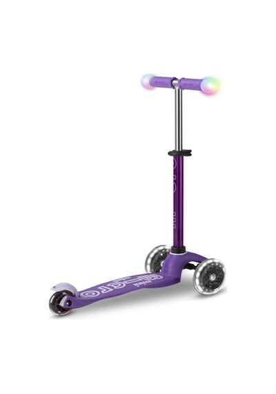Micro MMD129 Mini Deluxe Led Işıklı Magic Purple Scooter