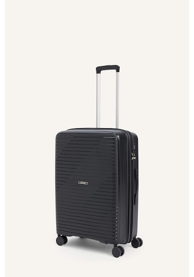 Defacto Unisex Sert Kapaklı Orta Boy Valiz H2406axnsbk60 Siyah-bk60