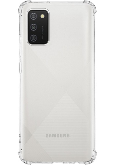 Samsung Uyumlu Galaxy A02s Şeffaf Airbag Köşe Korumalı Antishock Silikon Kılıf