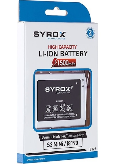 Samsung Uyumlu S7560-S7562-S7580 Batarya Syrox