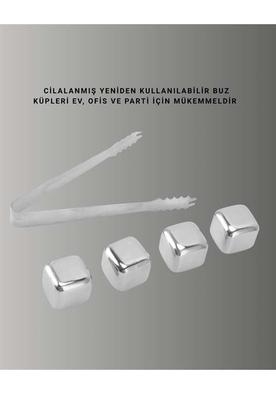 Çevre Dostu Metal Buz Küpü Ve Kullanışlı Klips Seti Yeni Nesil Belirtilmemiş