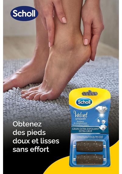 Scholl Scholl Velvet Smooth Express Pedi Crystal Diamonds Ekstra Soyma Taneciği 2 Yedek Rulo