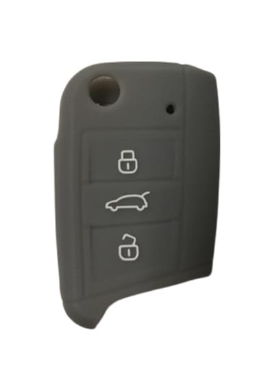 Volkswagen Gri Uyumlu Çalıstırma Silikon Anahtar Kılıfı (388132582)