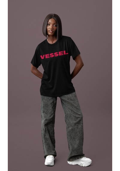 Vessel Sleep Token Rock Metal Müzik Grubu Sırt Baskılı Unisex Ove Siyah