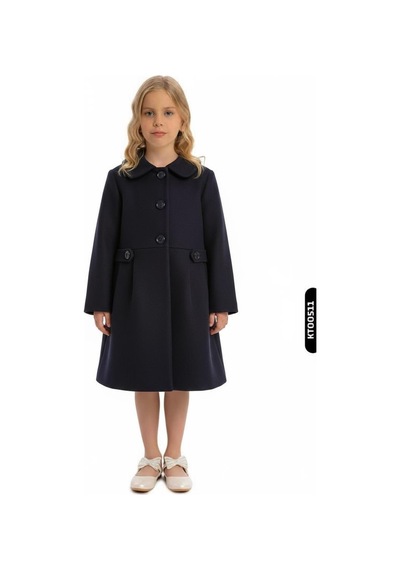 Xo Kids Kız Çocuk Kaban 8-12 Yaş 1051 Lacivert