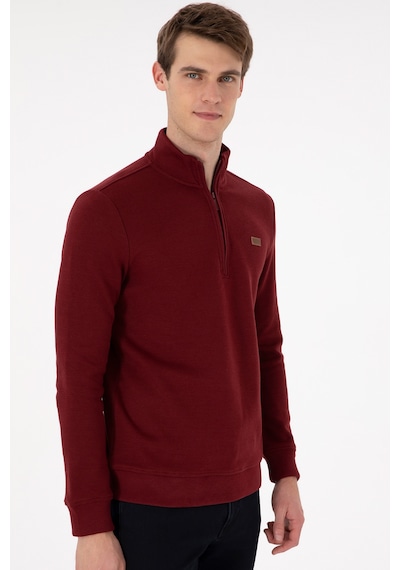 U.s. Polo Assn. Erkek Bordo Sweatshirt 50298243-vr014 Bordo