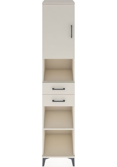 Hyperion Dolap 4 Raflı 2 Çekmeceli Tek Kapaklı 44x44x221 Aytaşı-aytaşı Aytası