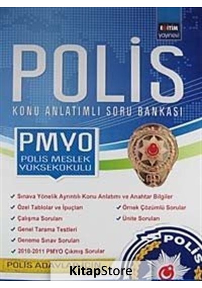 Polis Adayları İçin Konu Anlatımlı Soru Bankası- Eğitim Yayınevi