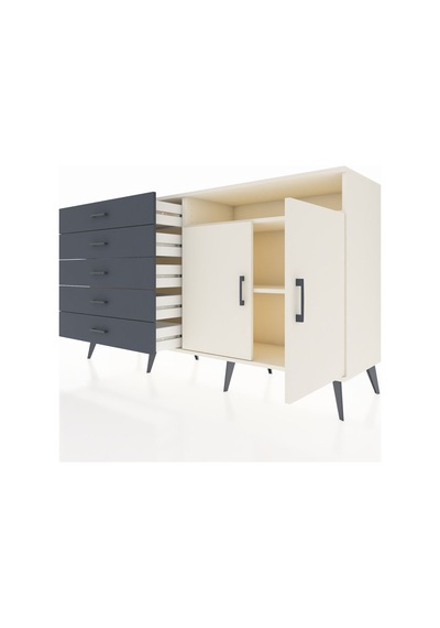 Hyperion Konsol 2 Raflı 5 Çekmeceli 2 Kapaklı 176x44x99 Aytaşı-ay Aytaşı-aytaşı/antrasit Hyperion Konsol 2 Raflı 5 Çekmeceli 2 Kapaklı 176x44x99 Aytaşı-ay Aytaşı-aytaşı/antrasit