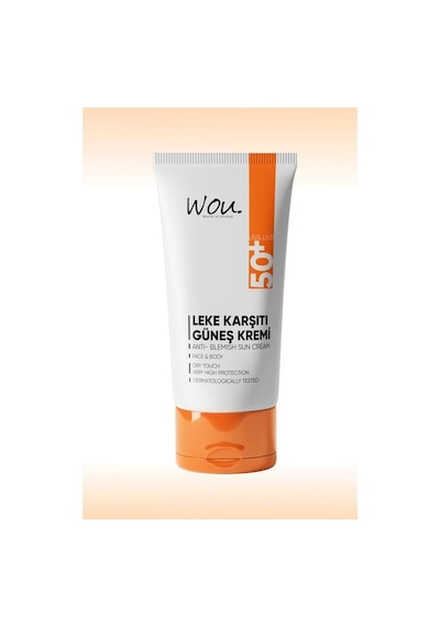 Wou Leke Karşıtı Güneş Kremi 50+ 50ml.