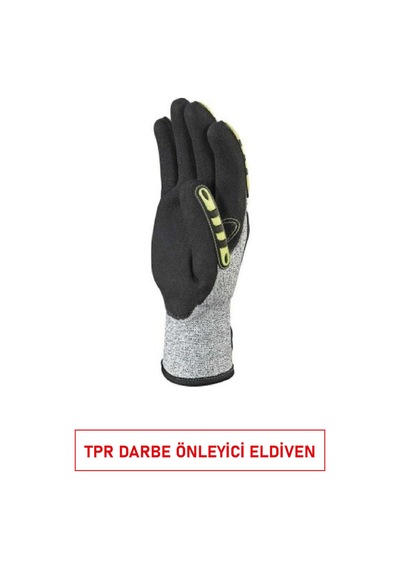 Vv910 Kesilmez Darbe Önleyici Eldiven No: 11 Profesyonel İş Güvenliği Eldiveni