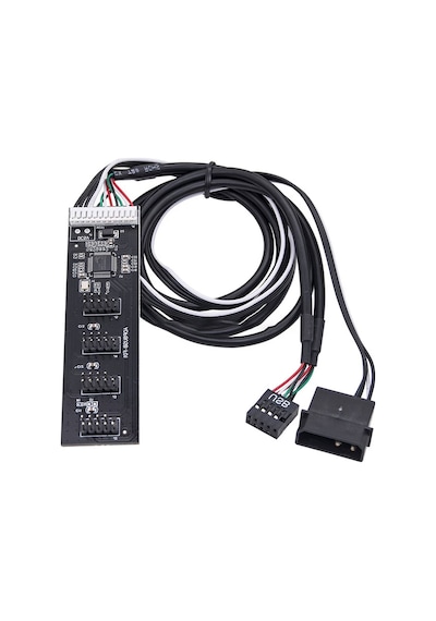 9 Pin Anakart Usb 2.0 Çoklayıcı Usb Hub 4 Erkek 9 Pin Uzatma Adaptörü