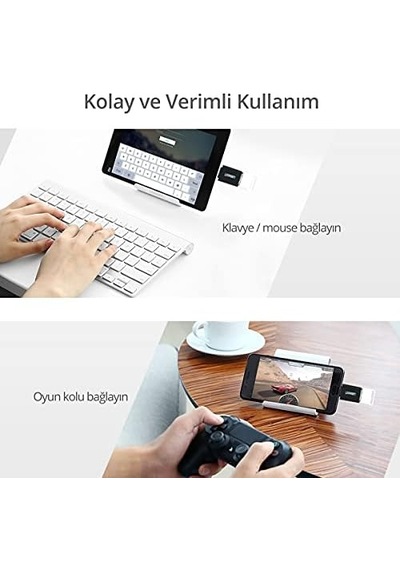 Usb 3.0 Type-c Dönüştürücü Adaptör, Beyaz