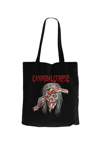 Cannibal Corpse Eyes Siyah Kanvas Bez Çanta Siyah