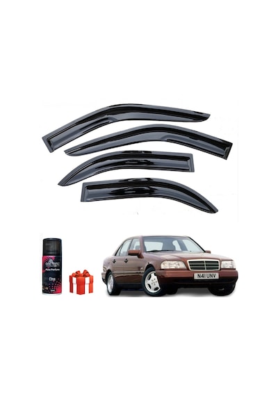 Caraks Mercedes C Mügen Cam Rüzgarlığı 1993-1999 Arası 4'lü Takım + Koku