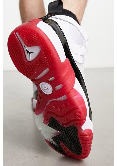 Nike Jordan Jumpman Two Trey Basketball Shoes White Bilekli Basketbol Ayakkabısı Beyaz Kırmızı Beyaz
