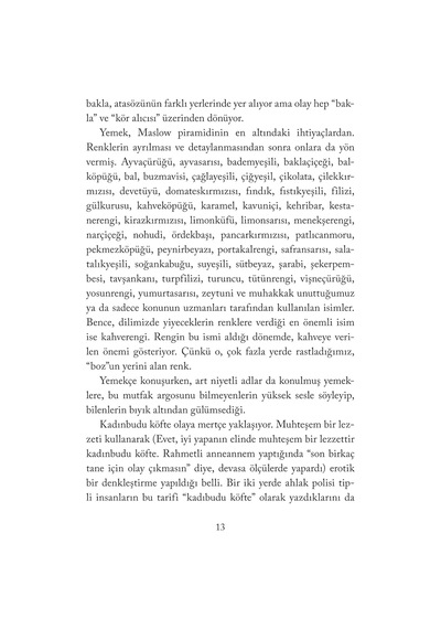 Türkiye De Yemekçe Konuşulur: Türkiye Türkçesinden Yeme İçmeyle İlgili Atasözleri, Deyimler Ve Argo İfadeler