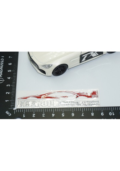 Dk Tuning Torpido Konsol Alüminyum Metal Sticker Ferrari İle Uyum