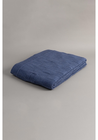 Plaid İndigo Çift Kişilik Battaniye 200x220 15015 Indigo