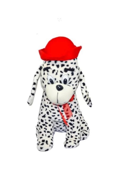 Sesli Dalmaçyalı Peluş Köpek 40 Cm Çok Renkli