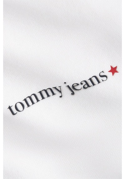 Tommy Hilfiger Tjw Kadın Regular Essential Logo 1 Bisiklet Yaka Beyaz Sweatshirt-16429