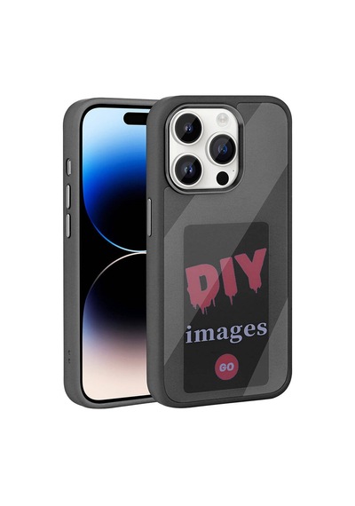 Zore İphone 14 Pro Max Uyumlu Ogaa Ekranı Yansıtan Akıllı Nfc Kılıf-siyah