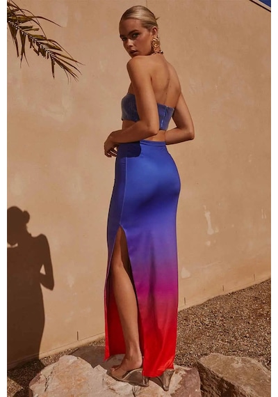 Aymer Arista Bandeau: Şık Ve Glitterlı Strapless Üst İle Kombinleyin Çok Renkli