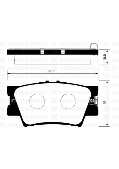 Arka Fren Balata Toyota Rav4 2.0l 1az-fe Aca30 Aca31 06-12 / Rav4 2.0l 1ad-ftv D4-d Ala40 12- 0446606070-0446606090-0446642060