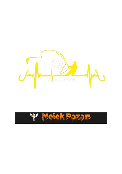 Balık Tutan Adam - Balıkçı Nabız Araba Sticker