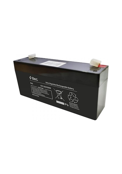 Ttec 6v 3.2 Ah Akü Kuru Tip 20 Hr Uzun 134 34 60 0,63 Kg - 6 Volt