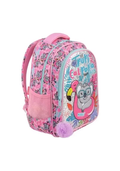 Muggle Okul Çantası Tropikal Pradice Pembe Mu-8904