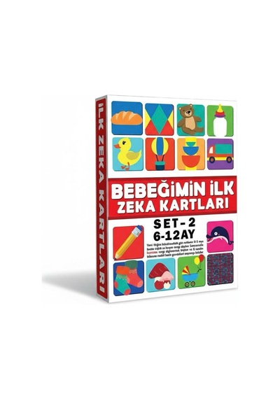 Bebeğimin İlk Zeka Kartları Seti - 6-12 Ay Bebek Gelişim Kartları