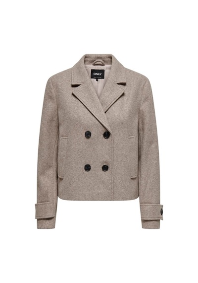 Only Lıfe Short Db Jacket Otw Noos Mocha Meringue Melange