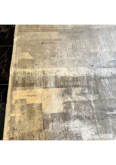 Elexus Halı Valesco 3936 Gri Antrasit Modern Salon Halısı Gri Antrasit