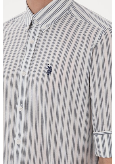 U.s. Polo Assn. Erkek Beyaz Gömlek Desenli 50306349-vr013 Beyaz U.s. Polo Assn. Erkek Beyaz Gömlek Desenli 50306349-vr013 Beyaz