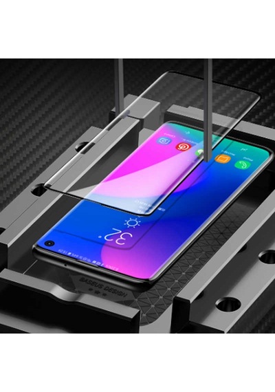 Lexroo Galaxy S10 Süper Pet Ekran Koruyucu Jelatin - Siyah