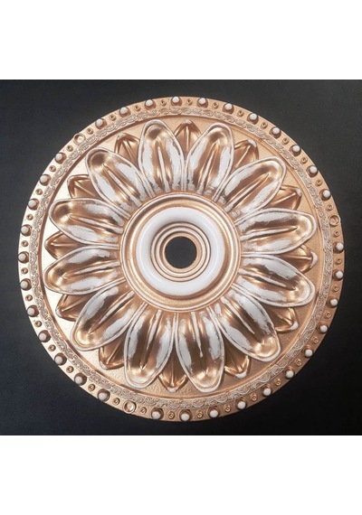40x40 Cm Avize Göbeği Bronz