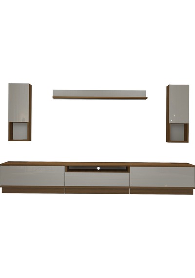 Decoraktiv Trendstyle 270das Mdf Tv Ünitesi Tv Sehpası Ceviz - Beyaz