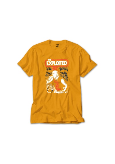 The Exploited On Stage Sarı Tişört Sarı