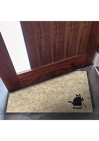 Monnhein Tasarımlı Dekoratif Kapı Önü Paspas, Dış Mekan/ev İçi/banyo/mutfak/yatak Odası/giriş Paspasları Ha Çok Renkli