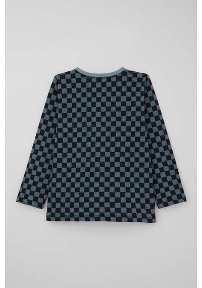 Breeze Erkek Çocuk Pijama Takımı Ekose Desenli 4-8 Yaş, Karışık Renk Karışık Renk