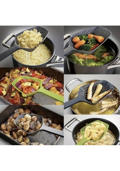 Yemek Süzgeç Kepçe Pişirme Kürekleri Kaşık Makarna Kızartma Makarna Süzgeci Kevgir Plastik Diğer