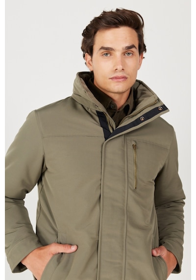 Wrangler Regular Fit Normal Kesim Kapüşonlu Yeşil Parka W40BWWX45 Yeşil Wrangler Regular Fit Normal Kesim Kapüşonlu Yeşil Parka W40BWWX45 Yeşil
